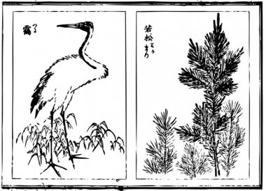 A "crane" and "Wakamatsu" are drawn.